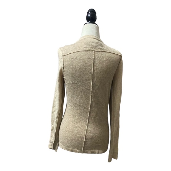 Banana Republic Lambswool/cashmere blend  colorblock cardigan. Sz S - Picture 2 of 9